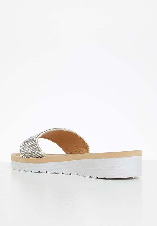Butterfly Feet - Corley 1 flatform sandal - silver