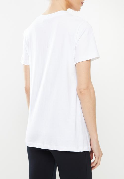 Superbalist - Printed crew neck tee - white