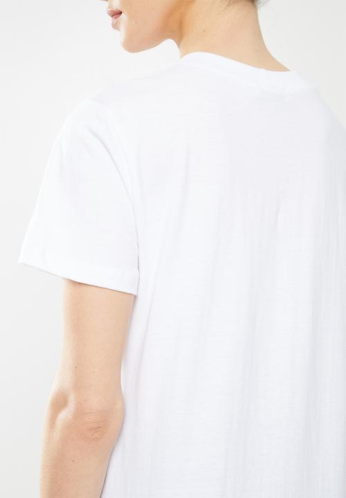 Superbalist - Printed crew neck tee - white