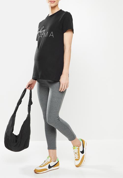 Superbalist - Maternity Slogan tee - black