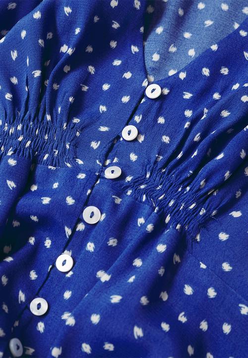 MANGO - Dress rouje - medium blue