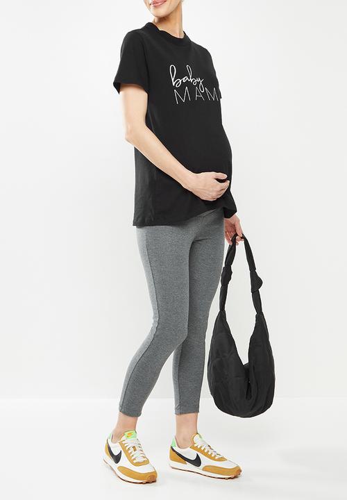 Superbalist - 7/8 cotton lycra leggings - charcoal melange