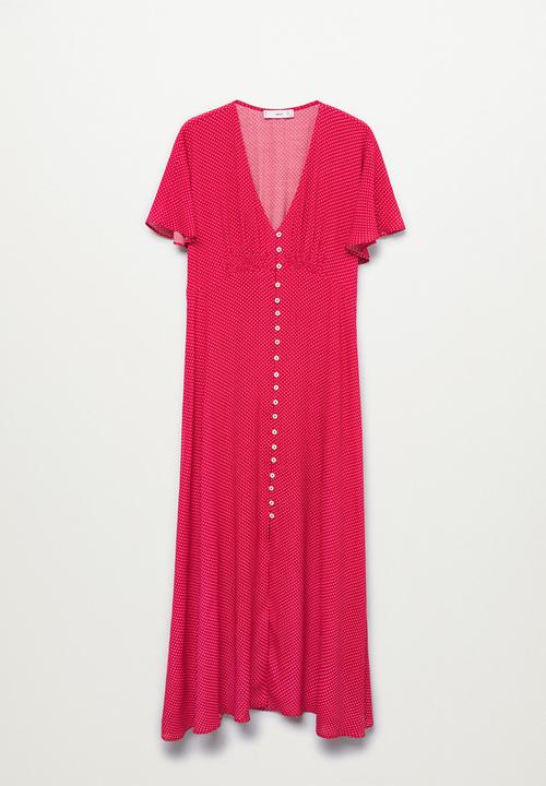 MANGO - Dress rouje - medium red