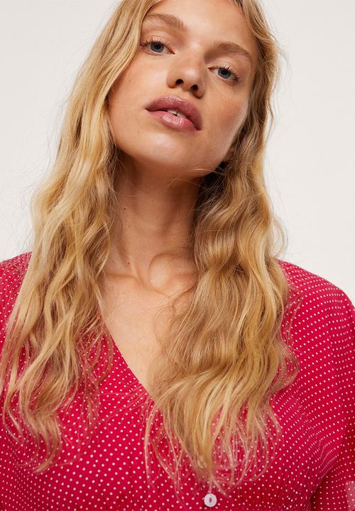 MANGO - Dress rouje - medium red