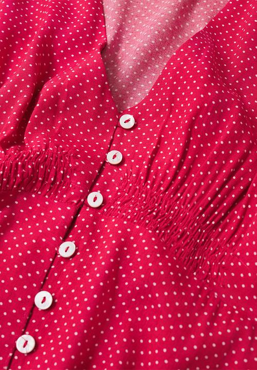 MANGO - Dress rouje - medium red