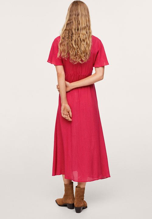 MANGO - Dress rouje - medium red