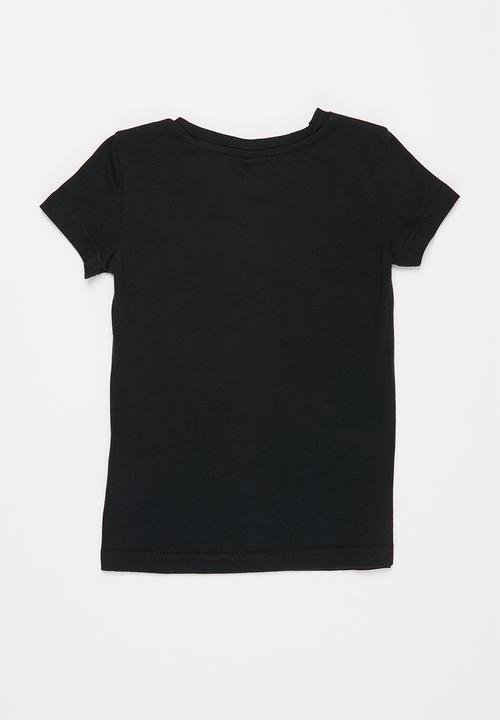 LAB - Girls lab short sleeve tee - black