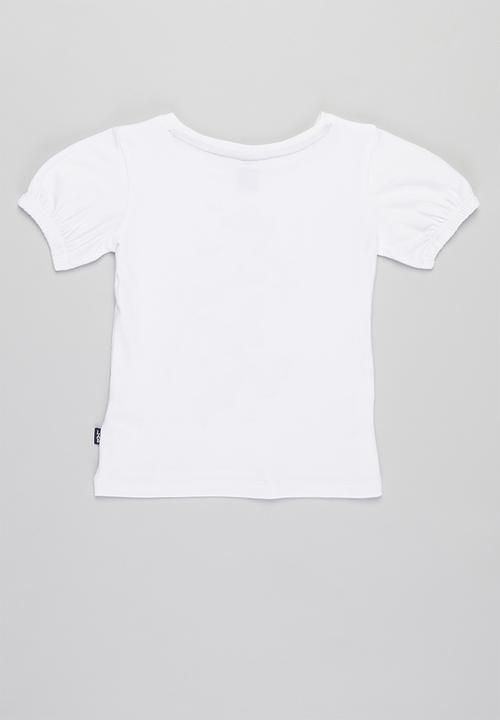 LAB - Girls lab butterfly tee - white