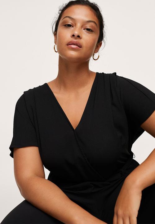 MANGO - Plus one-piece suit waikiki - black