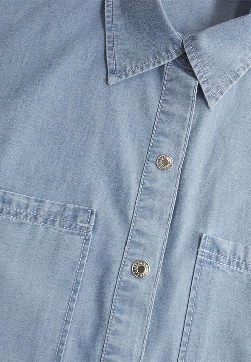 MANGO - Overshirt khris - blue