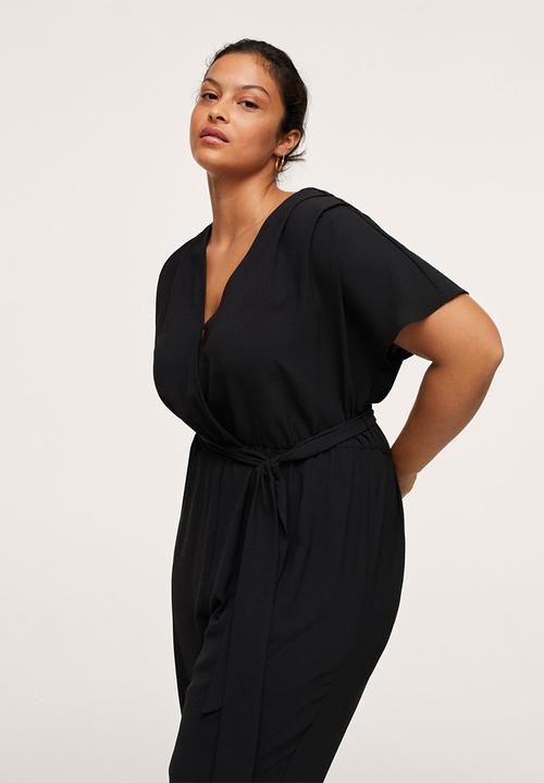 MANGO - Plus one-piece suit waikiki - black