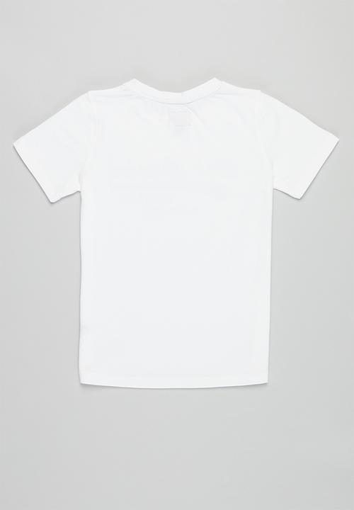 LAB - Boys lab denim vintage tee - white