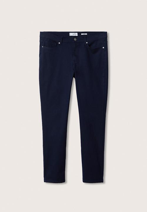 MANGO - Plus trousers julie - navy