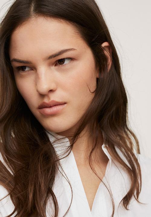 MANGO - Blouse ching - white