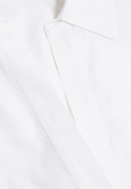 MANGO - Blouse ching - white