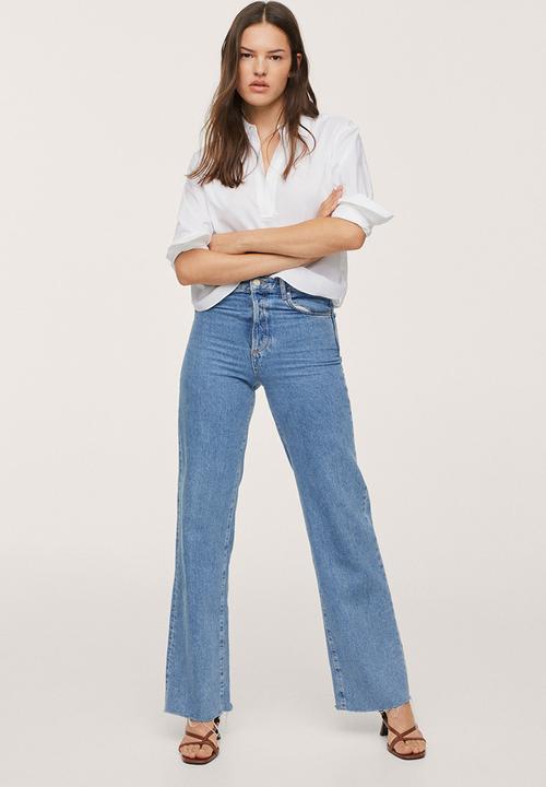MANGO - Blouse ching - white