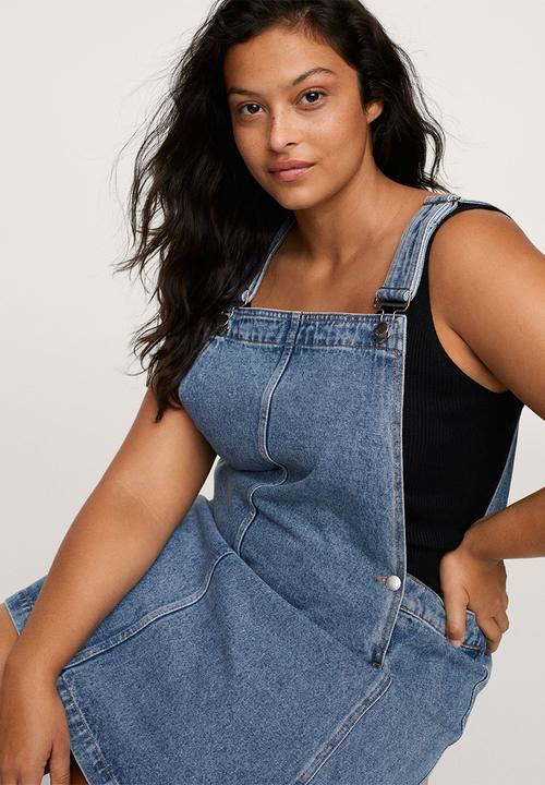 MANGO - Plus dungaree dress picchi - blue