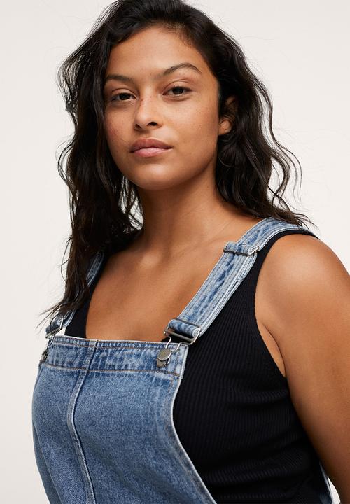 MANGO - Plus dungaree dress picchi - blue