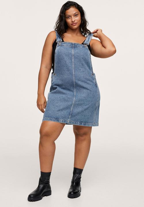 MANGO - Plus dungaree dress picchi - blue