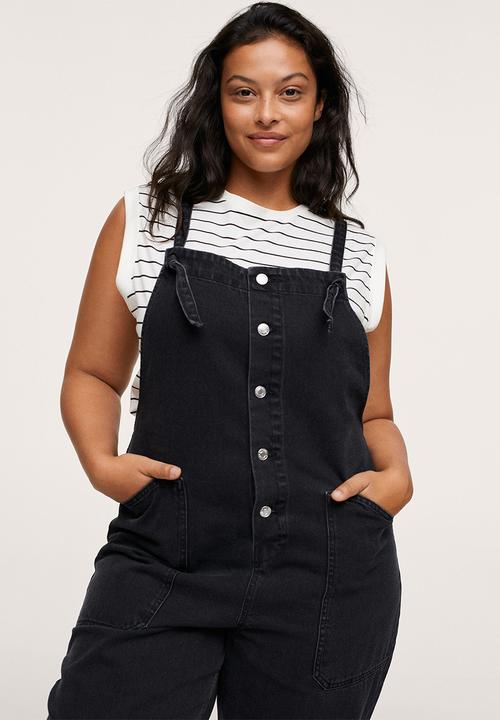 MANGO - Plus dungarees angela - open grey