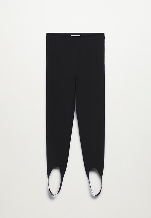 MANGO - Leggings fuseau - black