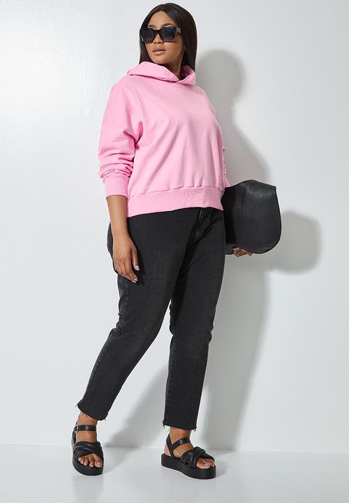 Superbalist - Crop hoodie - lilac sachet