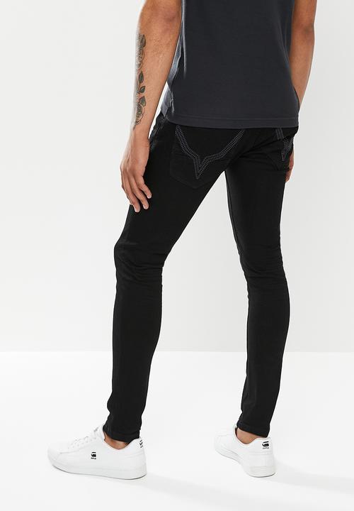 Cutty - Shooter basic ultra skinny jeans - black