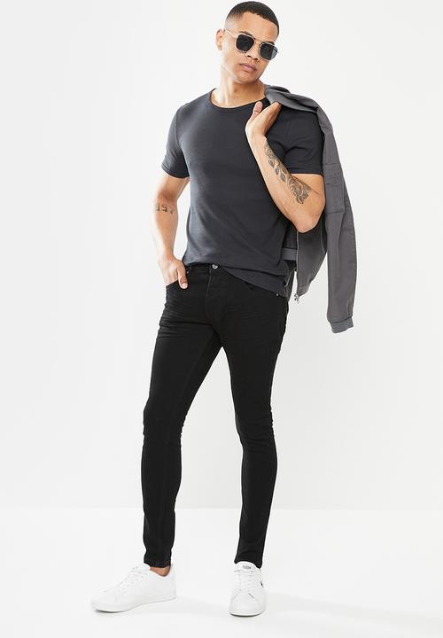 Cutty - Shooter basic ultra skinny jeans - black