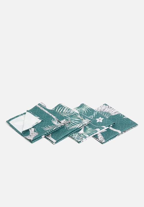 Hertex Haus - Kruger napkin set of 4 - teal