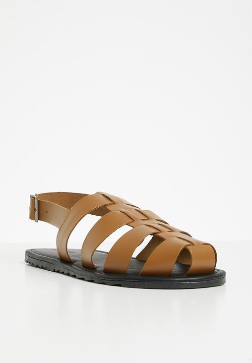 Superbalist - Fisherman leather sandal - tan