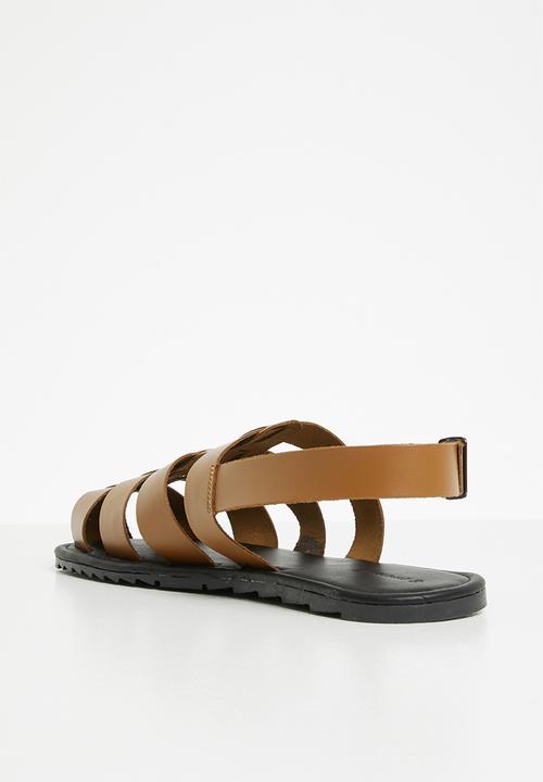 Superbalist - Fisherman leather sandal - tan