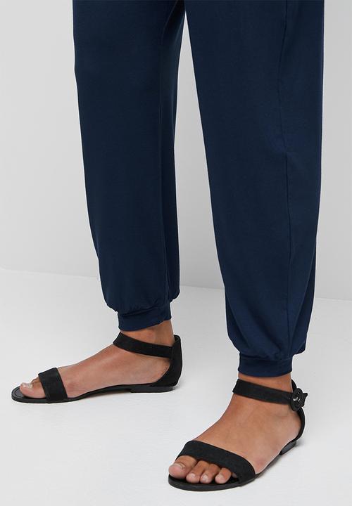 edit - Pocket detail harem pant - navy