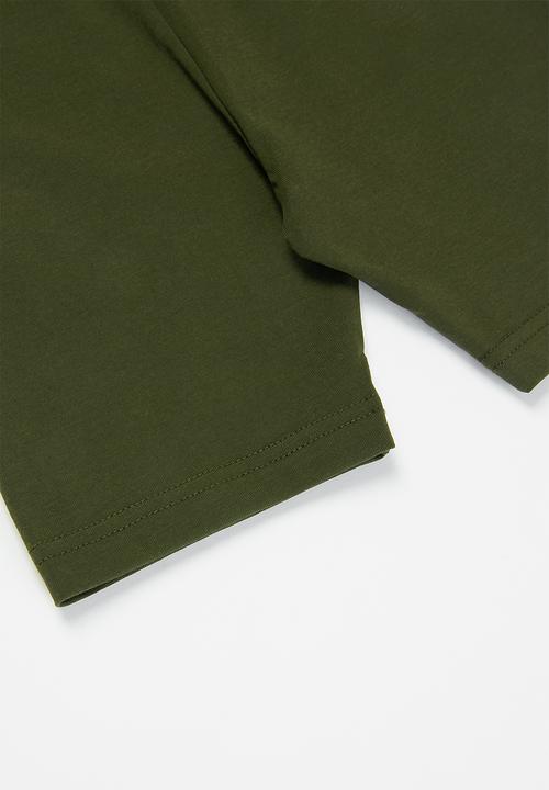 Rebel Republic - 2 Pack cycling short - green & dusty pink