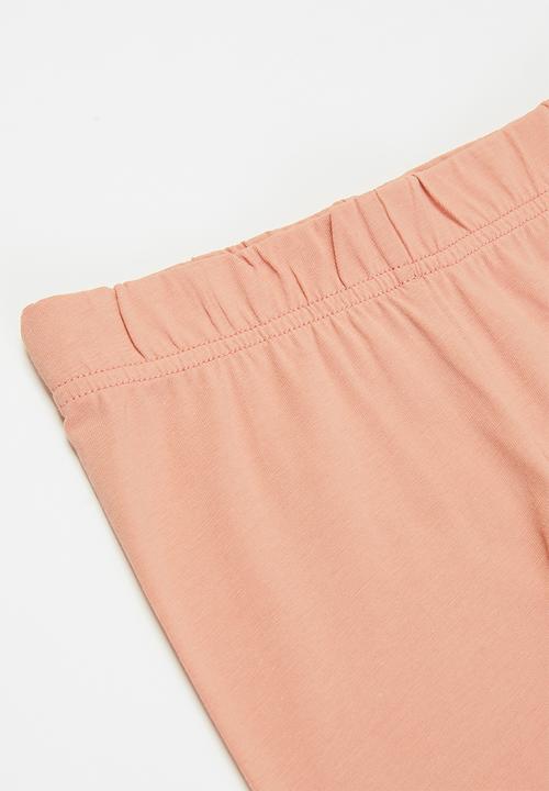 Rebel Republic - 2 Pack cycling short - green & dusty pink