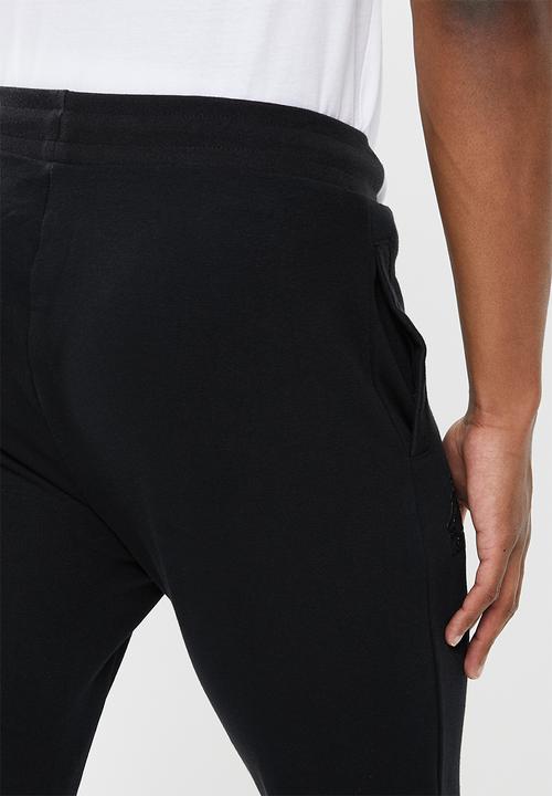 KAPPA - Logo crepin pants - black