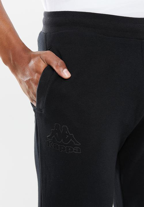 KAPPA - Logo crepin pants - black