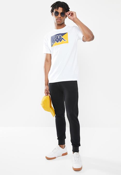 KAPPA - Logo crepin pants - black