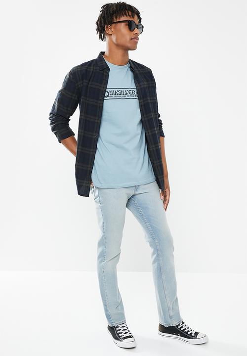Quiksilver - Words gone short sleeve - blue