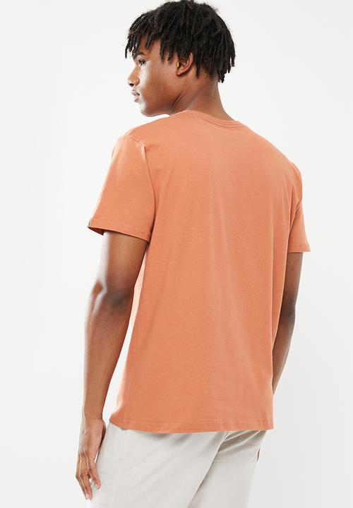 Quiksilver - Corp logo short sleeve - cinnamon
