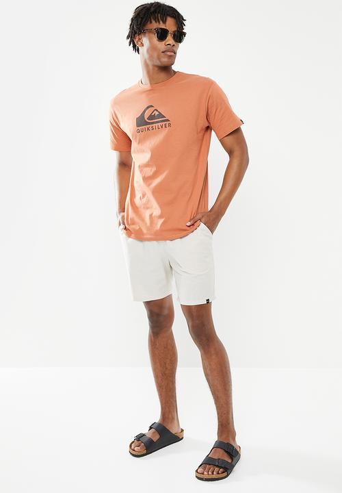 Quiksilver - Corp logo short sleeve - cinnamon