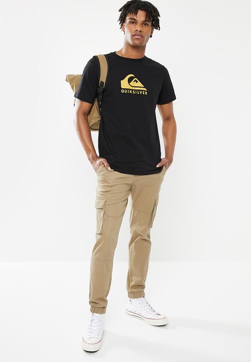 Quiksilver - Corp logo short sleeve - black