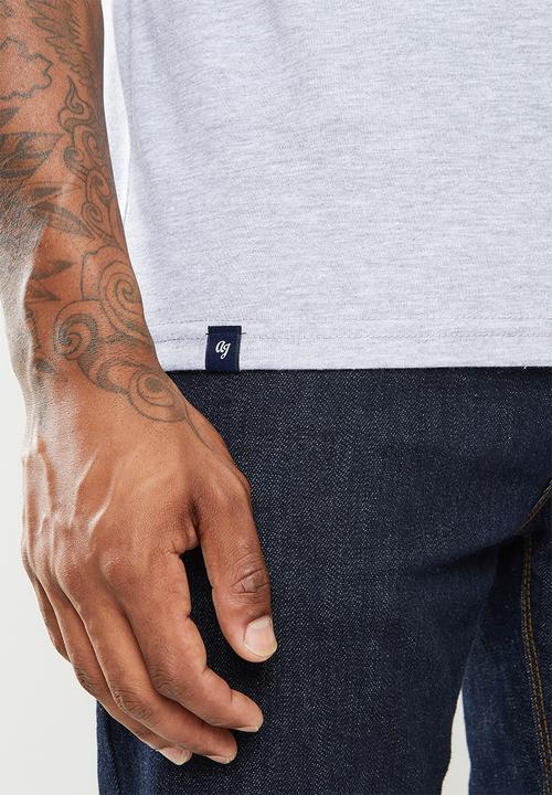 Aca Joe - High square logo tee - grey