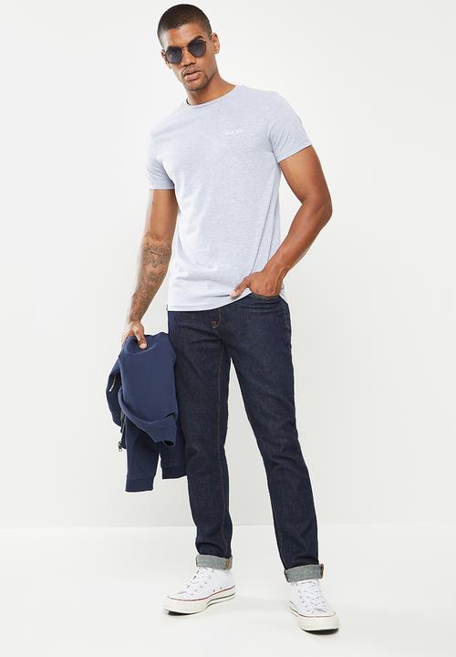 Aca Joe - High square logo tee - grey