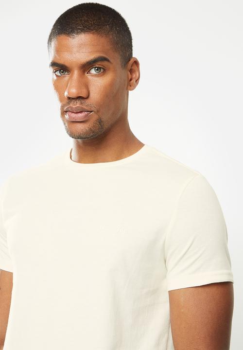 Aca Joe - High square logo tee - off white