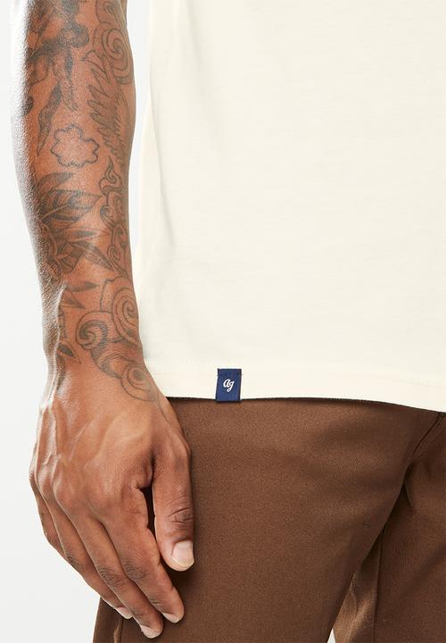 Aca Joe - High square logo tee - off white