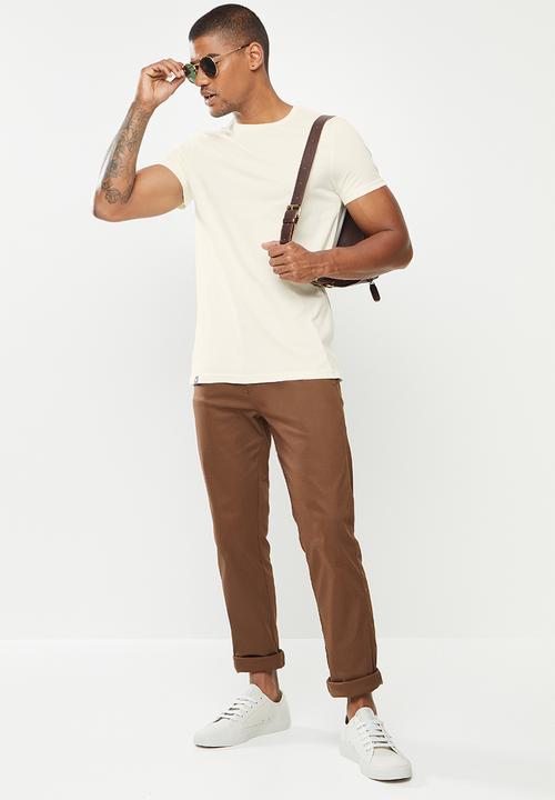 Aca Joe - High square logo tee - off white