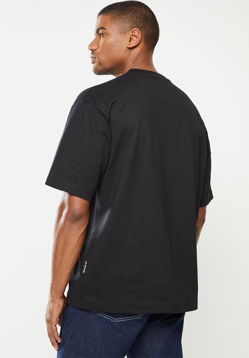 G-STAR - Snoop logo tee - dark black & milk