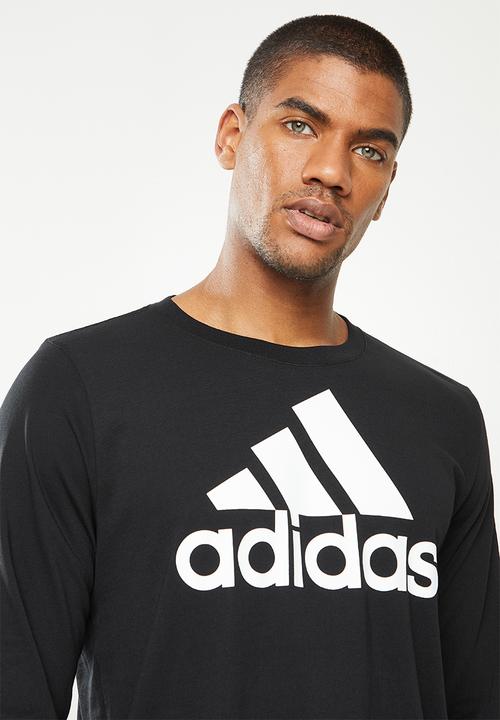adidas Performance - Bl sj long sleeve tee - black & white