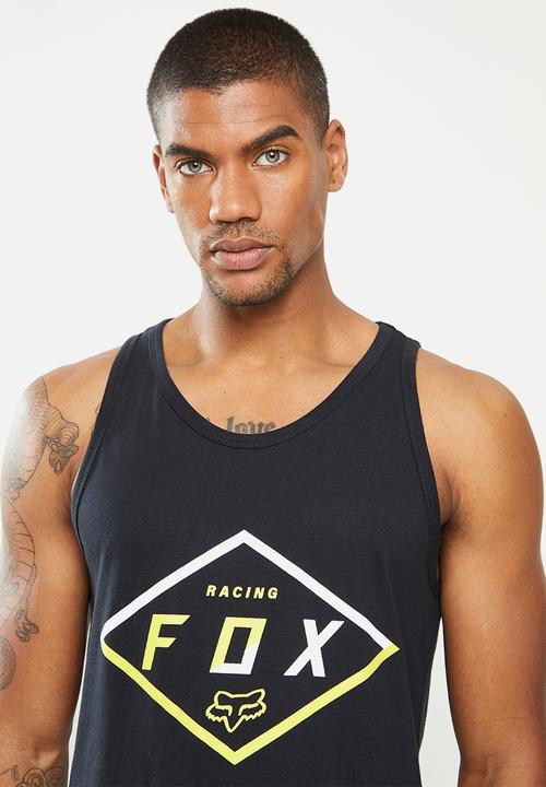 Fox - Badge tank - black