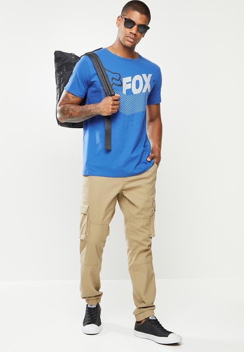Fox - Trice short sleeve tee - blue